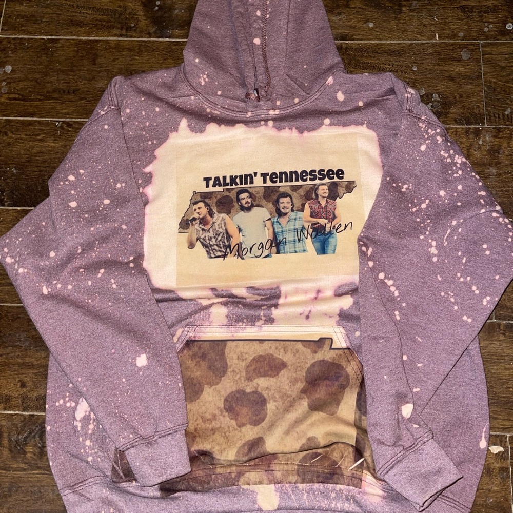 Morgan Wallen bleached hoodie